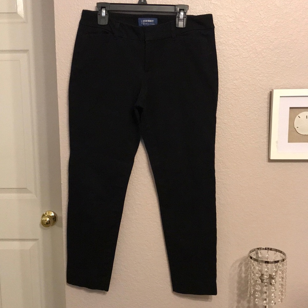 Pixie midrise black work pants/ skinny jeans